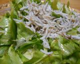 レタスのしらすぽん酢サラダ作り方3写真