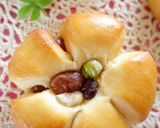 豆腐と塩麹で作るお花の豆パン作り方16写真