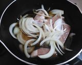 豚テキ肉で他人丼作り方2写真