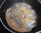 豚テキ肉で他人丼作り方4写真