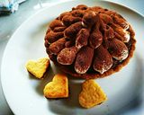 ブラウニーと生チョコの3層タルト作り方15写真