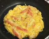 超簡単にプロ級の味！かに玉丼作り方8写真
