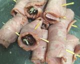 ベーコンデーツロール お弁当のおかず作り方3写真