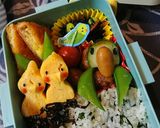 オカメインコの玉子焼き！インコ♡キャラ弁作り方9写真