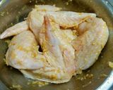 ☆塩麹DE手羽元のカレーバジル焼き☆作り方2写真