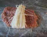 エノキの挽肉巻き、菊芋入り作り方3写真