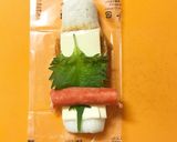 クルクル♡ちくわ&カニカマ&チーズロール作り方4写真