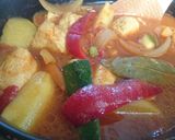 ハマるモロッコ❤チキンと豆と野菜のタジン作り方6写真