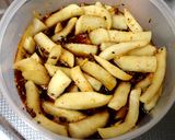 腌羅卜条｜大根の醤油漬け作り方3写真
