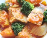 ホクホク鮭じゃがのトマト煮込み作り方6写真