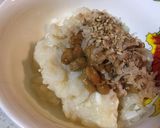 納豆玉子粥（インフルエンザ残り食）作り方2写真