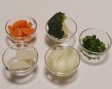 【ひとり鍋】野菜たっぷり！豆乳鶏鍋作り方3写真