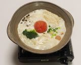 【ひとり鍋】野菜たっぷり！豆乳鶏鍋作り方8写真