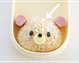 テディベア♡くまちゃんおにぎり＊キャラ弁作り方7写真