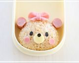 テディベア♡くまちゃんおにぎり＊キャラ弁作り方8写真