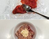 トマトの明太子ツナマヨ（明太ツナマヨ）作り方1写真