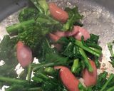 菜の花パパッとパスタ はちみつ醤油❣️作り方2写真