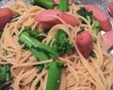菜の花パパッとパスタ はちみつ醤油❣️作り方3写真