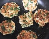 つくねの照り焼き 簡単 大葉入り作り方3写真