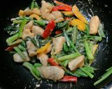 ささみとカシューナッツのオイマヨ炒め作り方7写真