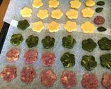 野菜パウダーで桃の花クッキー作り方13写真