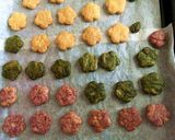 野菜パウダーで桃の花クッキー作り方15写真
