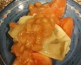 王将餃子の納豆トマト添え作り方4写真