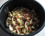 さつまいもときのこの秋の炊き込みご飯❤作り方4写真