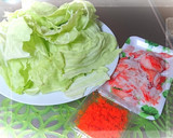 簡単☆とびこ春キャベツのワサビマヨ和え♪作り方1写真