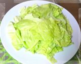 簡単☆とびこ春キャベツのワサビマヨ和え♪作り方2写真