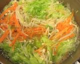 具も飲める!千切り野菜のお味噌汁。作り方2写真