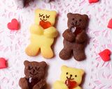 抱っこクマクッキー ♡バレンタイン♡作り方16写真