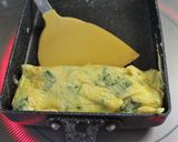朝食お弁当に♪シンプルな三つ葉入り卵焼き作り方3写真