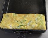 朝食お弁当に♪シンプルな三つ葉入り卵焼き作り方5写真