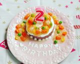 テリーヌ仕立ての猫用バースデーケーキ♪作り方7写真