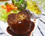 愛情たっぷり♪♪チーズinハンバーグ~❤作り方12写真