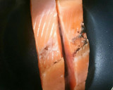 厚切り塩鮭の上手な焼き方(蒸し焼き)作り方1写真