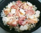 簡単!!三つ葉香るお麩と鶏肉の親子煮作り方3写真