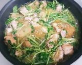 簡単!!三つ葉香るお麩と鶏肉の親子煮作り方8写真