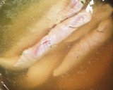 菜の花のおひたし と ささみの梅肉和え作り方3写真