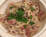 パクチー香るれんこんのサラダ作り方3写真