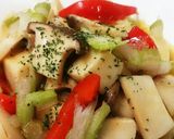 簡単マリネ風ホットサラダ☆主役のエリンギ作り方6写真