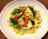 しょうゆで焼うどん♡作り方6写真