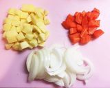 簡単リメイク♡旨辛名古屋めし！台湾カレー作り方1写真