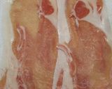 餃子のたねの肉巻ロール†リメイク作り方1写真