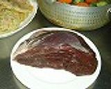 私流☆鹿ステーキ・レアの焼き方作り方1写真