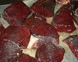 私流☆鹿ステーキ・レアの焼き方作り方2写真