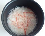 霜降りひらたけの雑炊作り方3写真