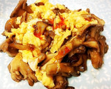 ☼節約料理♪まいたけとたまごの炒め物作り方5写真