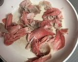 レタスとお肉の炒め物作り方1写真